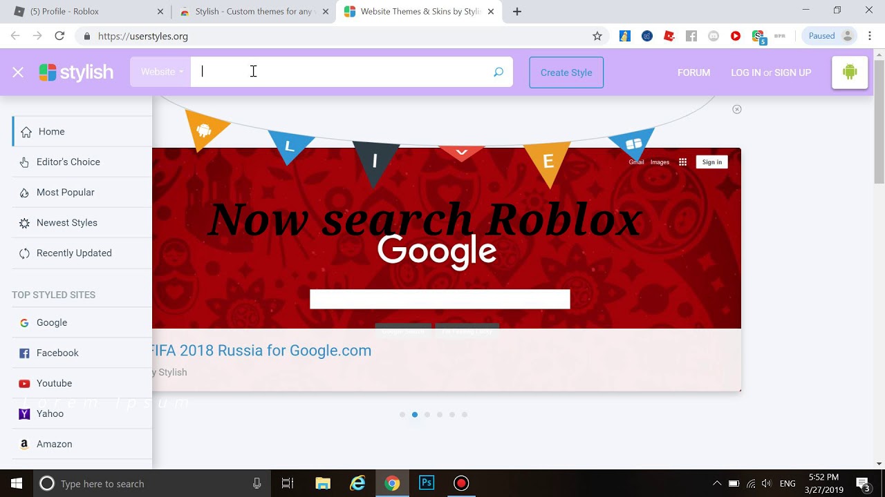 2019 Working How To Change Your Roblox Background Youtube - roblox profile stylish roblox background