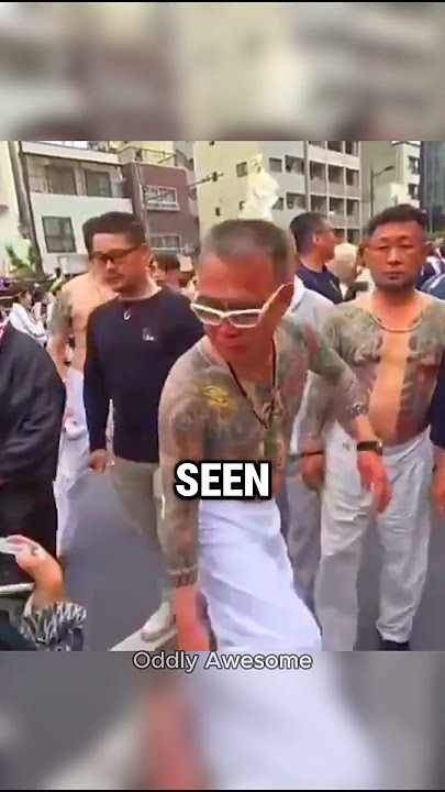 Japanese Yakuza Member Shows Unexpected Side at Street Parade!