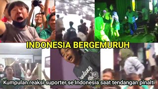 Bikin Senam jantung!! Kumpulan vidio reaksi suporter Indonesia saat nadeo save fenalty singapura 😱😱