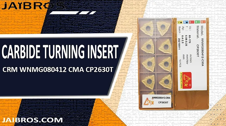 CP2630 Stainless steel grade Carbide Inserts - Jaibros (CNC Machine Tools)