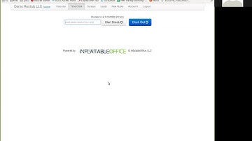 Scheduling Event Staff with the InflatableOffice Time Clock
