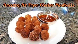 Amazing Air-Fryer Chicken Meatballs Kola Urundai Healthy Recipes Low Cholesterol Recipes