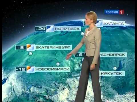 14 Татьяна Антонова Прогноз погоды Россия 1, 27 02 2012