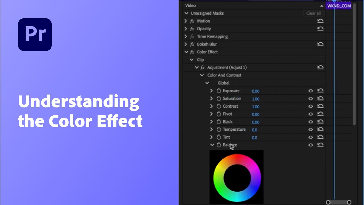 Understanding the Color Effect in Adobe Premiere Color Mode - YouTube