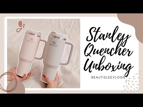 Stanley Adventure Quencher Travel Tumbler Cream Unboxing and Review 