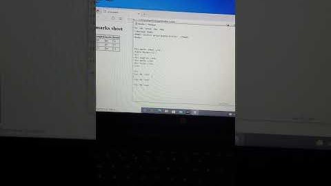 Web Development using HTML | create table #shorts