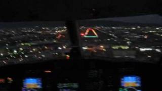 プライベートジェット夜間飛行 大阪八尾空港に着陸 その(3) プライベートジェット夜間飛行 大阪八尾空港に着陸 その(3)