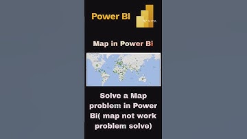 Map in Power Bi ( solve a problem -map not work in power bi) #powerbi #powerbitutorialforbeginners
