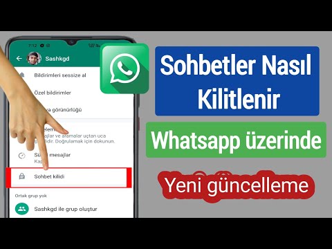 Whatsapp'ta Sohbet Nasıl Kilitlenir |  WhatsApp Sohbet Kilidi | (Yeni Güncelleme 2023)