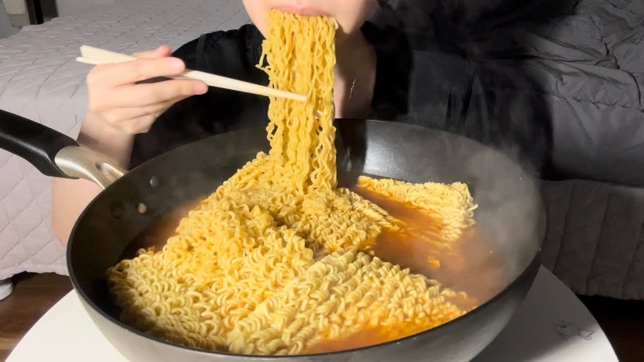 라면&마라탕 먹방 feat. 내가 56kg에서 41kg이 된 스토리