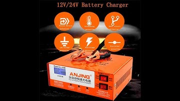 Bộ sạc acquy tự động 12V-24V Sạc ắc quy 200Ah khử sunfat phục hồi bình -AJ-618B giá 370k-0392983490
