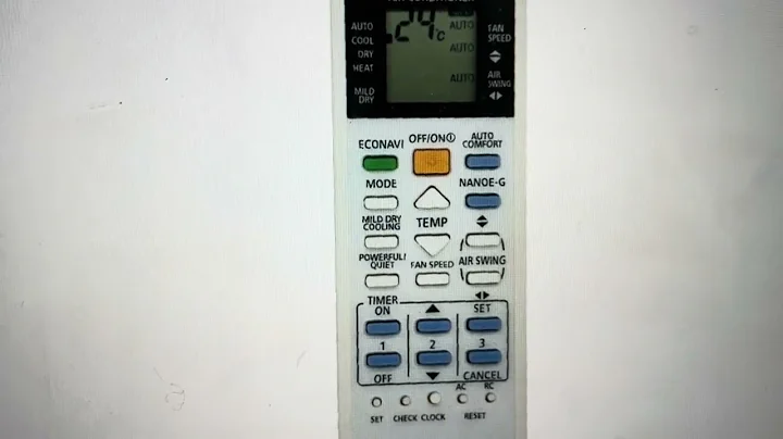 Hard Reset Panasonic Air Conditioner