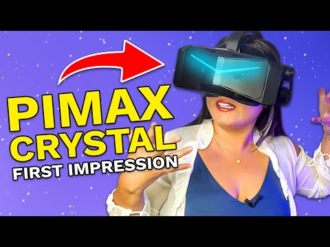 PIMAX CRYSTAL HANDS-ON IMPRESSIONS - This High-End VR Headset Has