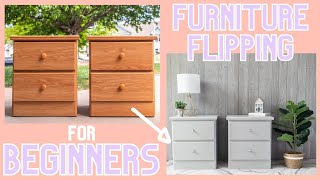 Back to Basics: Furniture Flipping for BEGINNERS | How to Make Money Flipping Furniture