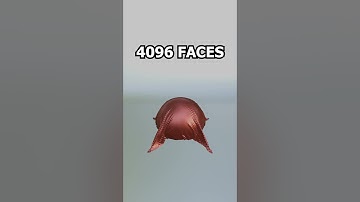 Mind Blowing 3D Graphics Evolution From 256 to 65536 FACES! #satisfying #3danimation #simulation