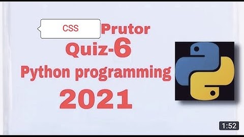 CSS|| Prutor Quiz 6 || 100% Correct Answers|| no UFM