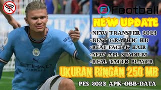 EFOOTBALL PES 2023 MOBILE || RELEASE PES 2023 MOD FIFA 16 ANDROID OFFLINE GRAPHIC HD || NEW UPDATE