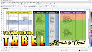 Cara MUDAH Membuat Tabel di CorelDraw - Tutorial CorelDraw screenshot 5