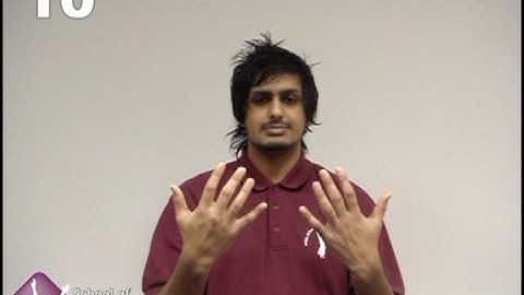 Learn Numbers 1 - 20 in British Sign Language (BSL)