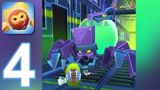 Red Ball Super Run - Gameplay Walkthrough Part 4 - Factory and Boss 4 (iOS, Android) screenshot 5