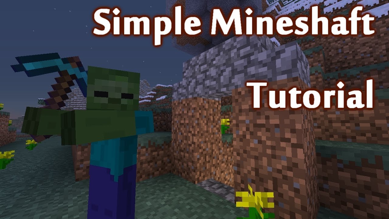 Efficient Mineshaft Tutorial Minecraft Youtube Efficient Mineshaft Tutorial Minecraft Youtube