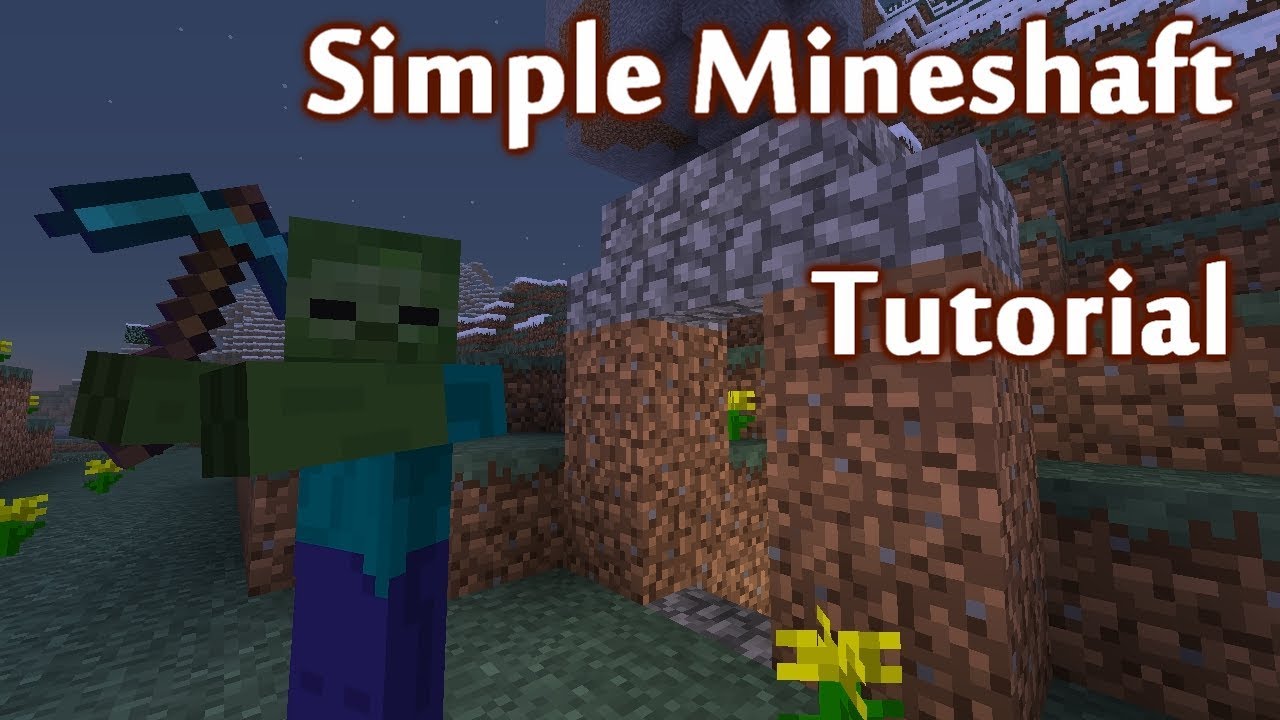 Efficient Mineshaft Tutorial Minecraft Youtube