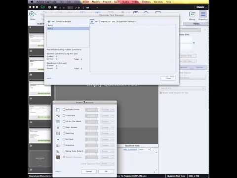 Adobe Captivate Tut03 Adding Random Question Slides and Question Pools