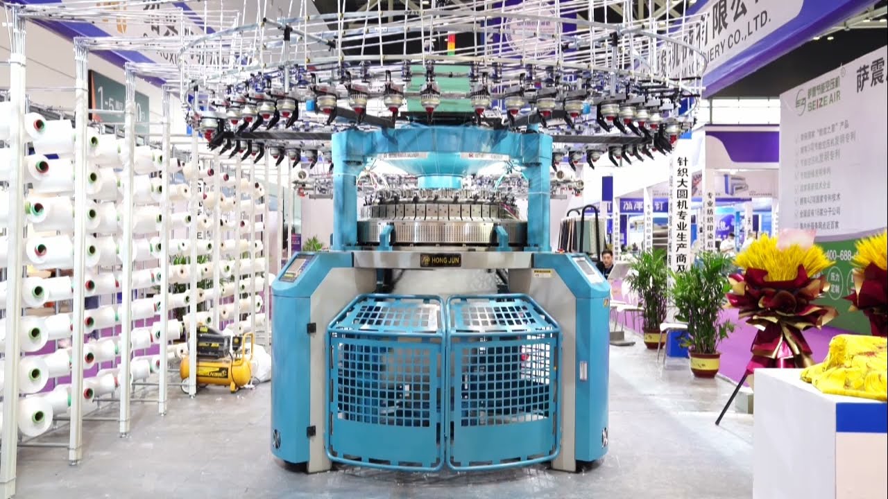 high pile loop cut electronic jacquard  circular knitting machines