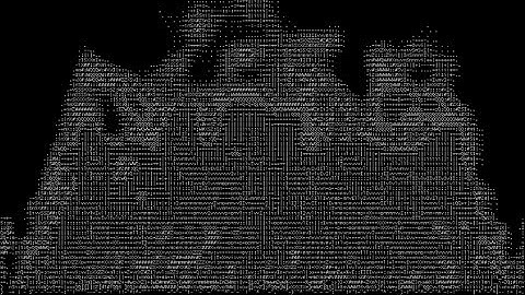 AAFire - ASCII Art Fire Black & Gray