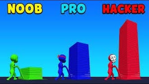 Stack Colors - NOOB vs PRO vs HACKER
