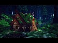 Minecraft relaxing music with soft rain