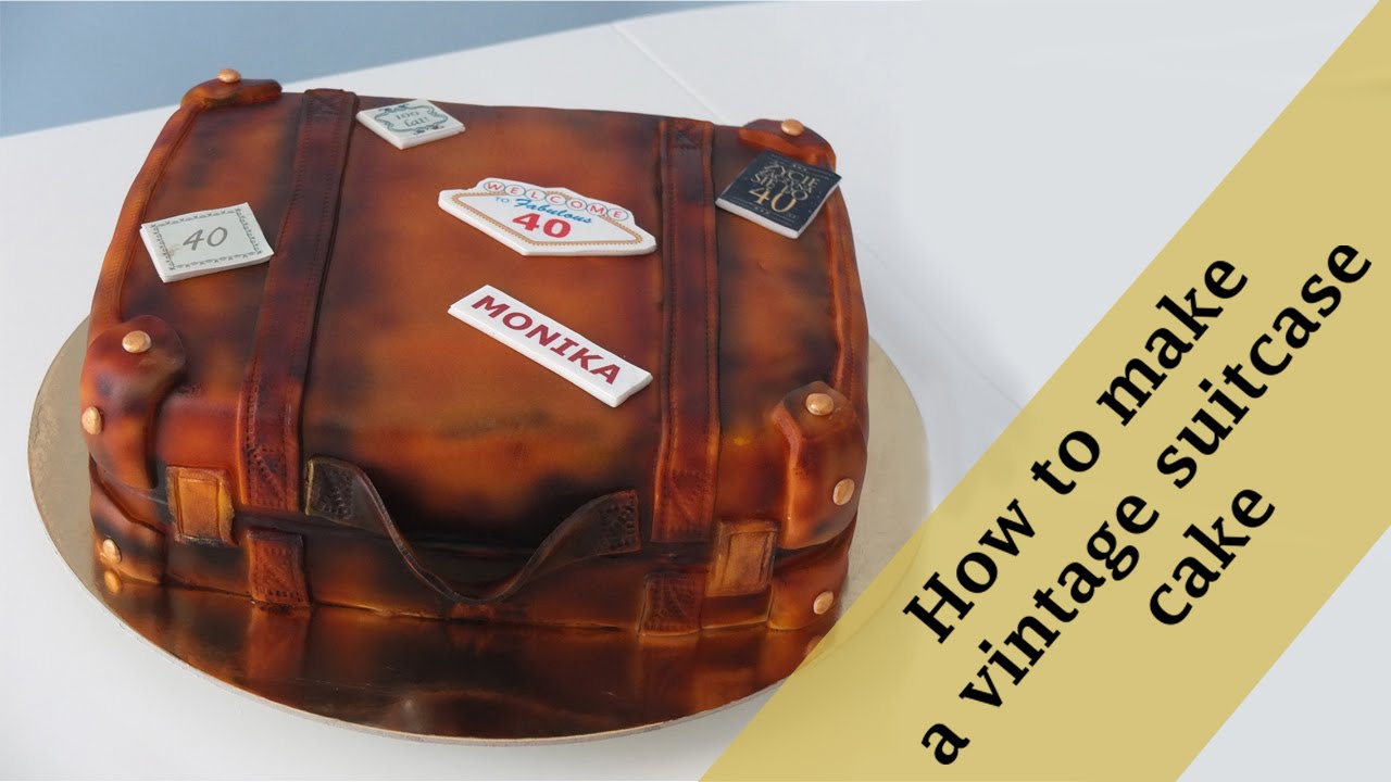 How To Make Vintage Suitcase Cake How To Make Vintage Suitcase Cake