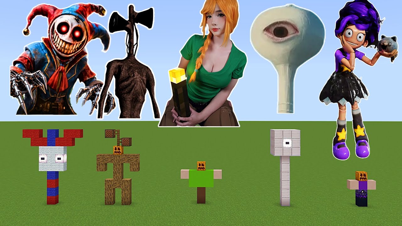 NEVER SPAWN Poppy Playtime Chapter 5 Realistic Alex Siren Head Doctor NoWhere In Minecraft