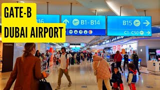DUBAI Intl Arpt (Terminal 3) GATE-B |  BUSIEST AIRPORT 2023