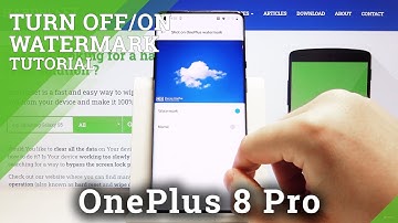 How to Turn Off Watermark in OnePlus 8 Pro – Switch Off Photo Sign