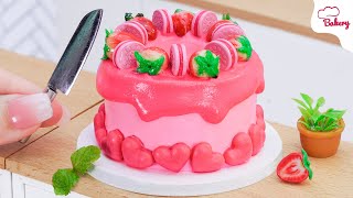 [Mini Cake ] Pinky Strawberry Oreo Drip Cake | Mini Bakery