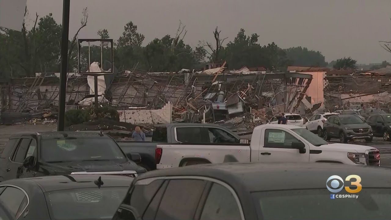Tornado Destroys Car Dealership In Faulkner, Bucks County YouTube