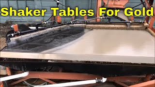 Shaker Tables For Gold Mining, Fine Gold Recovery, Black Sand Concentrates MBMM