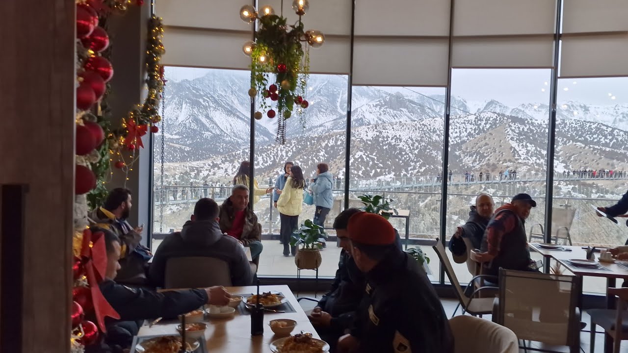 Заамин в декабре. Узбекистан. Новый мост в горах. Джиззак - YouTube