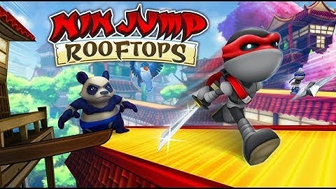 NinJump Rooftops (by Backflip Studios ) #Best Android and App Store Games 2017 )