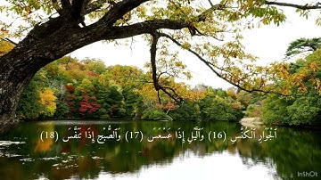 سورة التكوير من اية 10 إلى اية 18 مكرر 7 مرات عبدالرحمن السديس