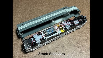 Rapido PA-1/2 & PB DCC-Sound Speaker Upgrade Comparison by Scale Sound Systems