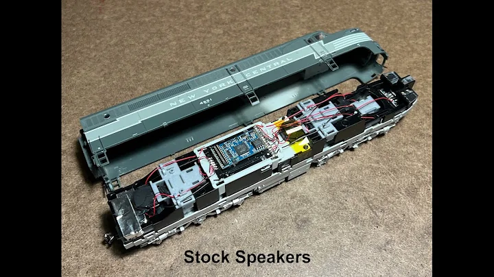 Rapido PA-1/2 & PB DCC-Sound Speaker Upgrade Comparison by Scale Sound Systems