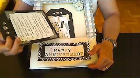 Canvas Pocket Project Share: Altered Item - Anniversary Gift (part 1)