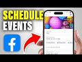 How to Schedule Facebook Group Events