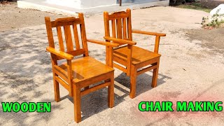 Making Comfortable Wooden Chair | in Hard wood