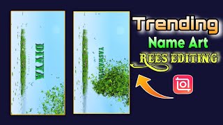 Nature Logo Reveal For ofter Effect 2023|| Name Art Video Editing in inshot app #telugu screenshot 5