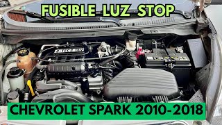Where is the brake light fuse on a 2010-2018 Chevrolet Spark? Cual Es El Fusible De Las Luces De Freno
