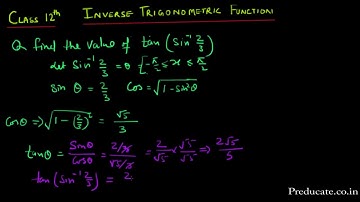 Inverse Trigonometric Functions   Class 12 part 5
