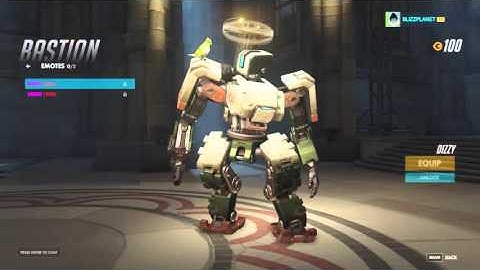 Bastion Emote Animations | Overwatch